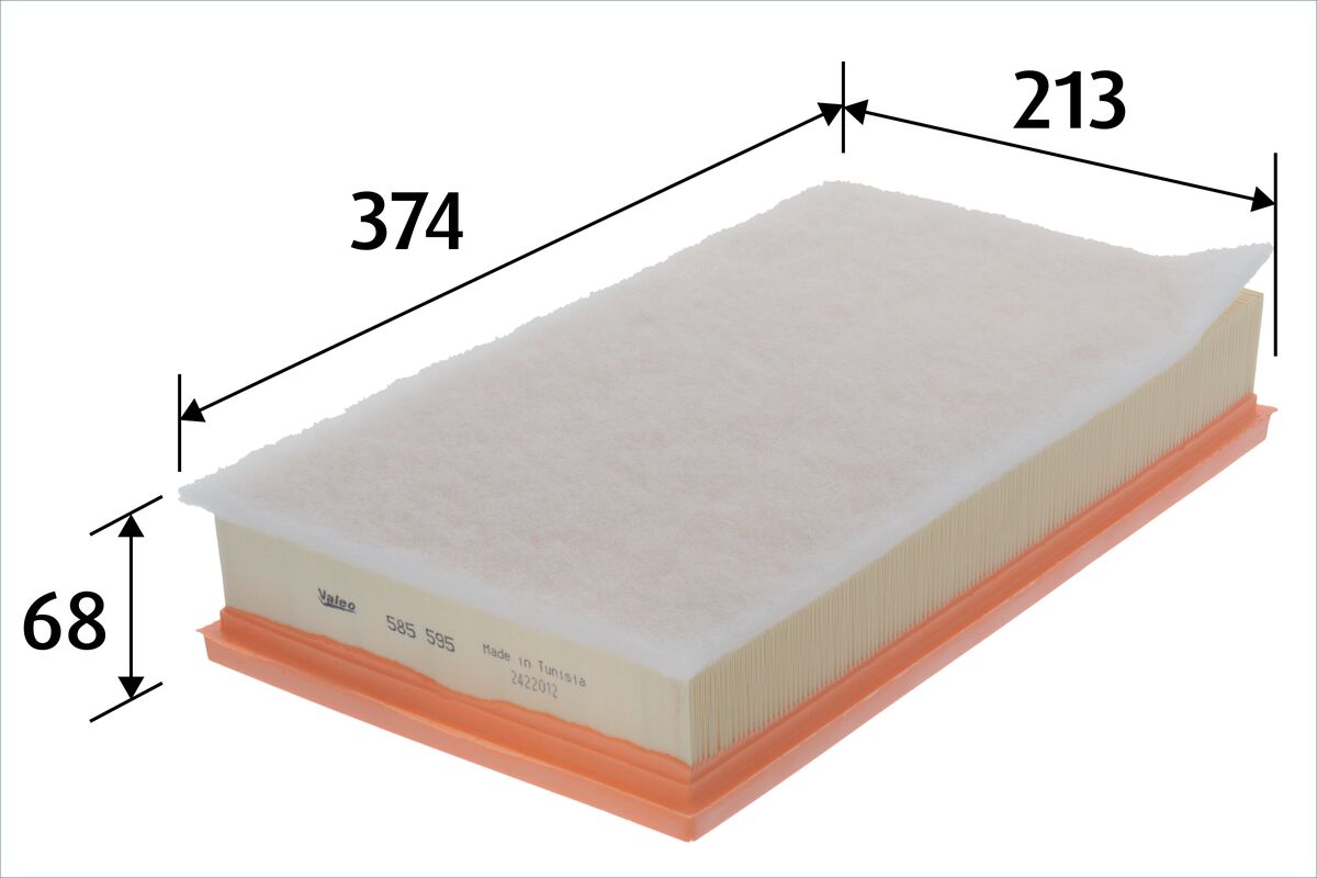 VALEO 585595 Air Filter for AUDI CUPRA SKODA VW